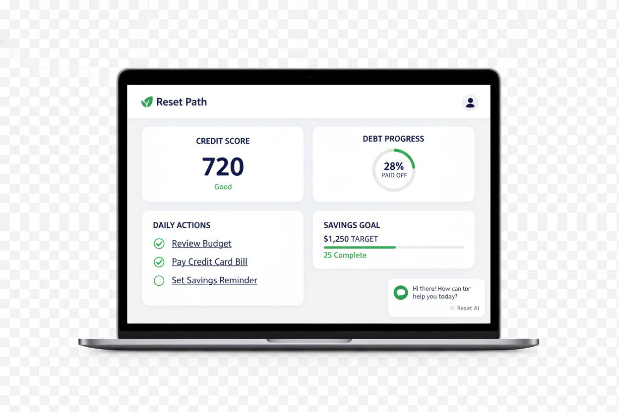Reset Path dashboard
